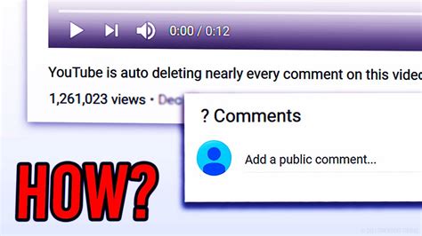 can a youtuber delete my comment|youtube keeps deleting my comments.